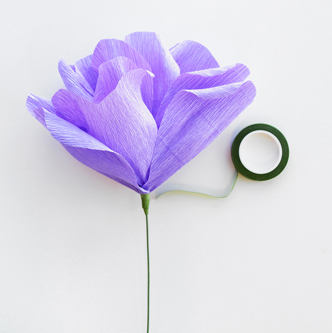 Crepe Paper Flowers DIY Tutorial