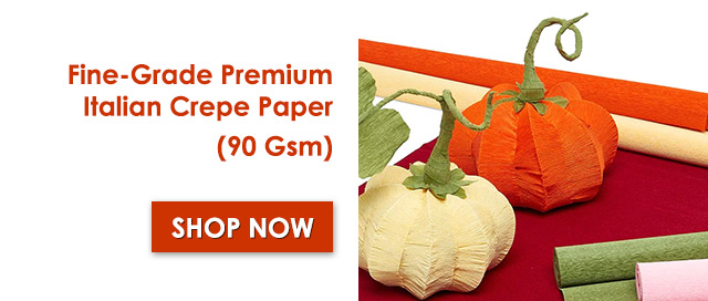 Fine-Grade Premium Italian Crepe Paper (90 gsm)