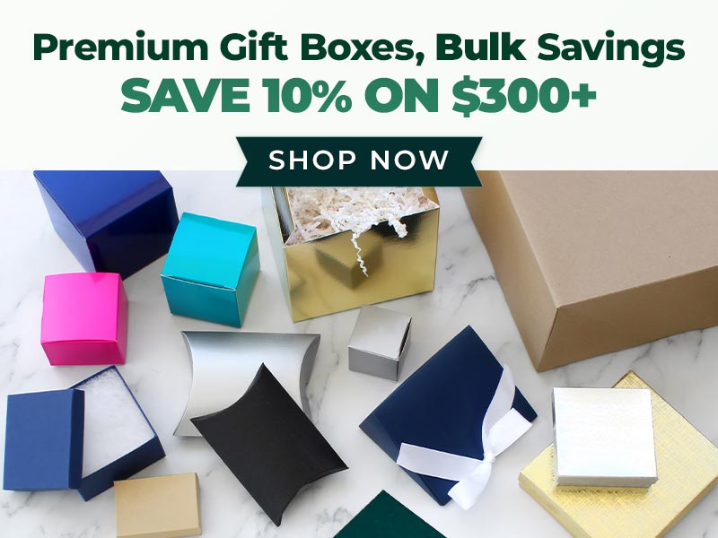 Premium Gift Boxes, Bulk Savings - 10% Off $300+ Orders - Shop Now