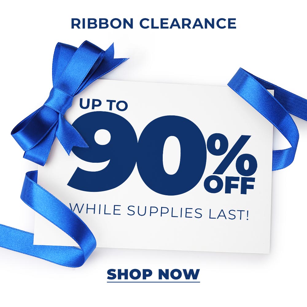 Clearance Ribbon Sale - Up to 90% off - Shop Now