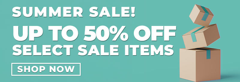 Summer Sale! Up to 50% Off Shop Now
